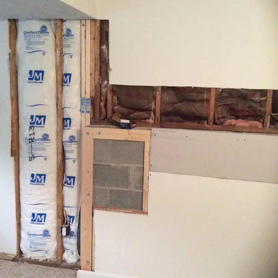 Wall insulation replacement during Structural Drying in Golden Gate